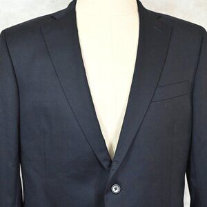 NEW Brooks Brothers Regent Fit Estrato Italian Wool Black Sport/Suit Coat 42R